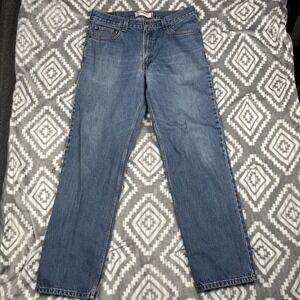 Levis 550 Relaxed Fit Jeans Mens 36x34 Blue Cotton Baggy Loose Vintage Y2K